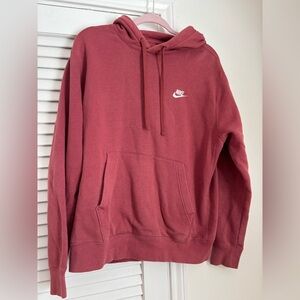 Nike Men's Burgundy Hoodie
